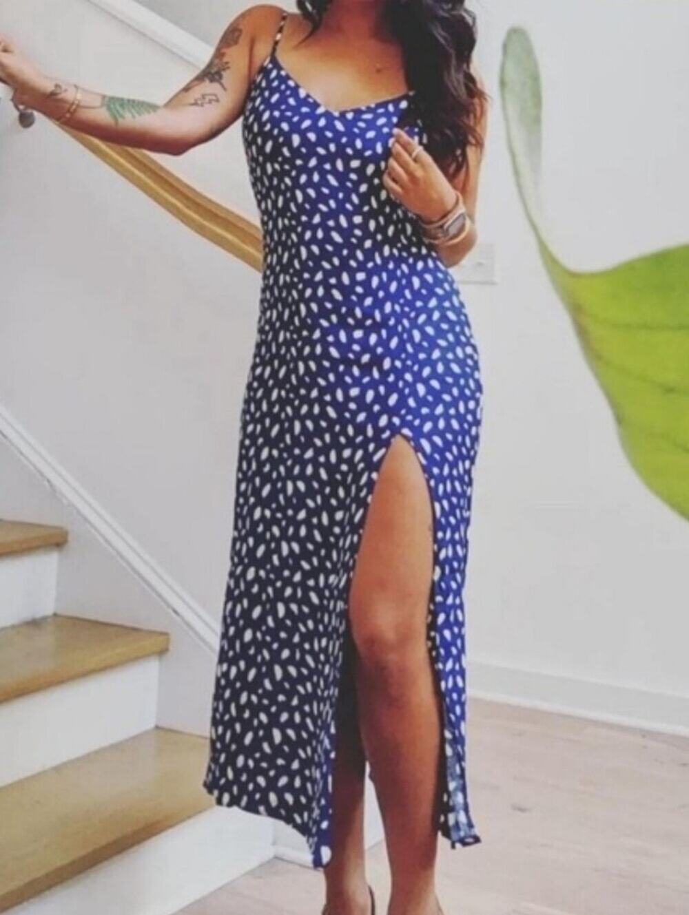 Reformation Crimini Midi Dress in Moray Print US 2